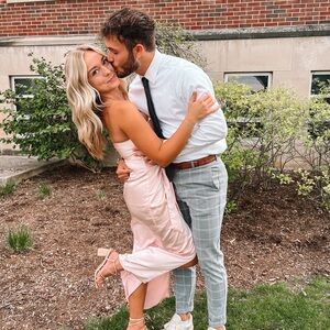 Selfie Leslie Pink Midi Dress